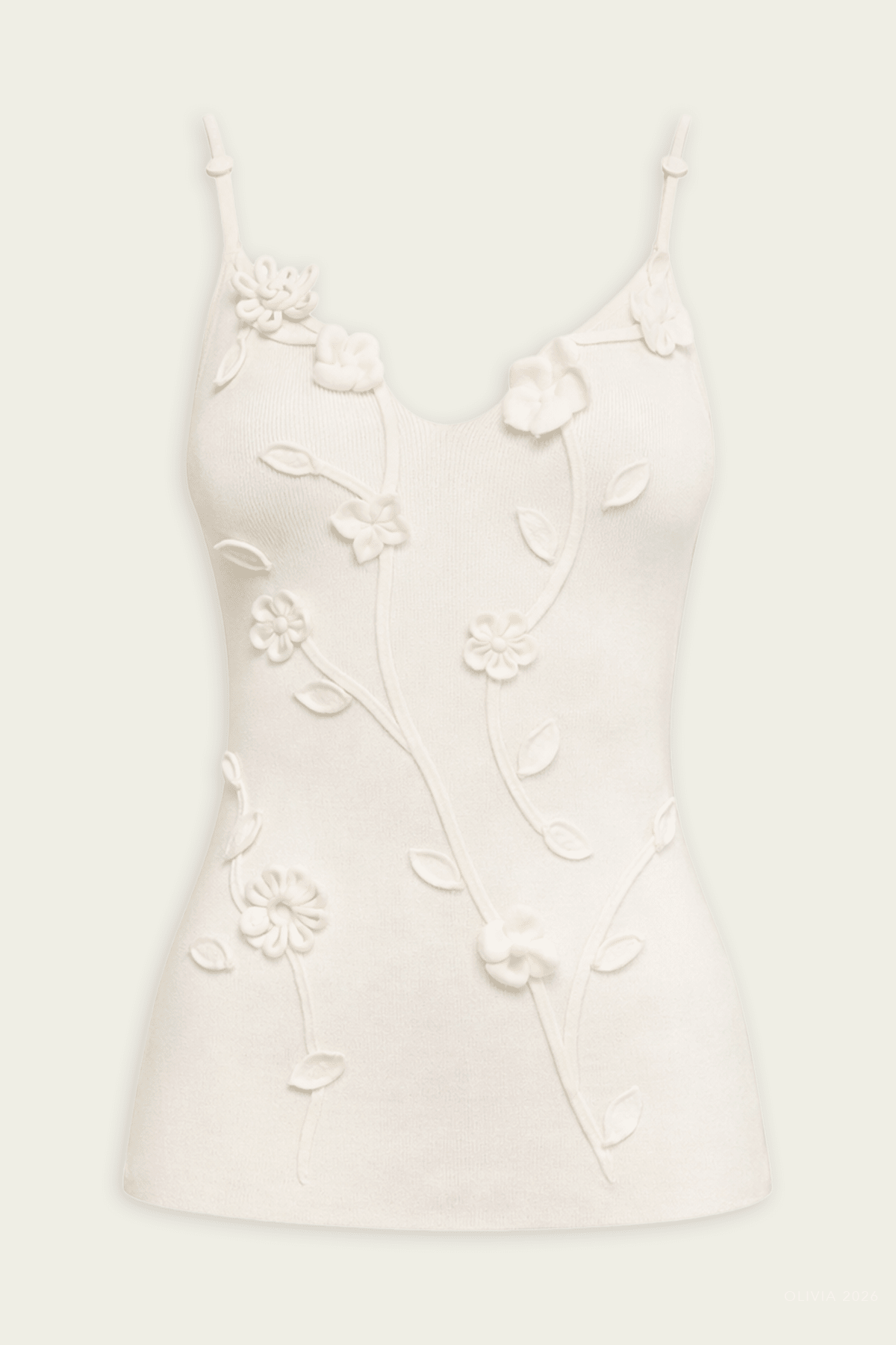 Emiliana Knit Top in Off - White - shop - olivia.com