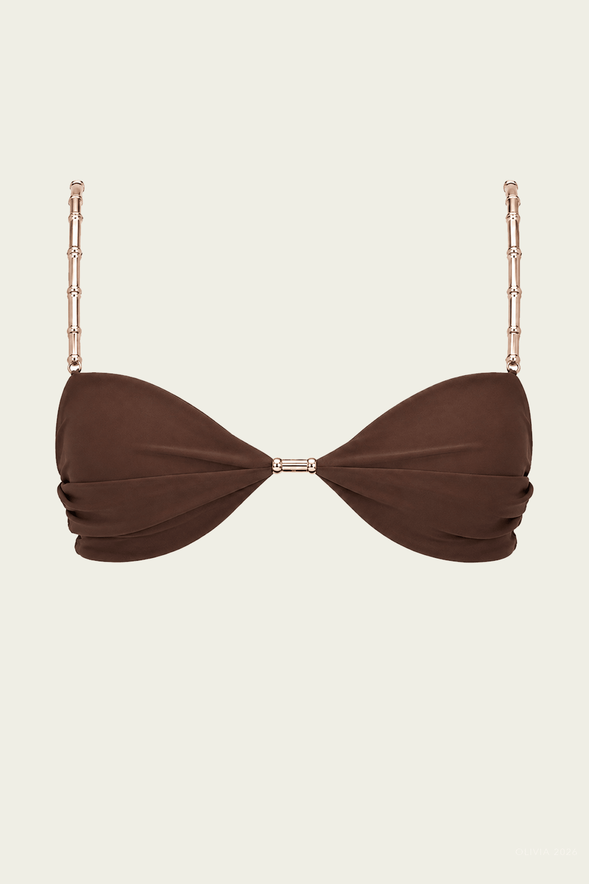 Emmie Bikini Top in Umber - shop - olivia.com