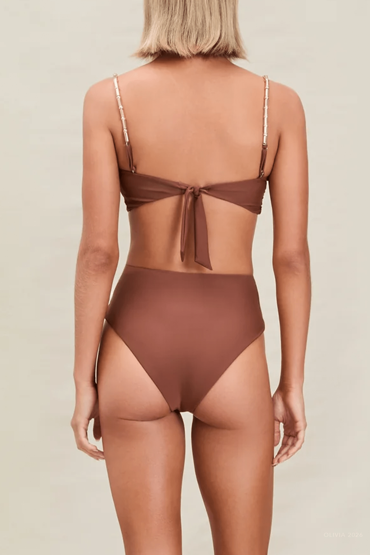 Emmie Bikini Top in Umber - shop - olivia.com