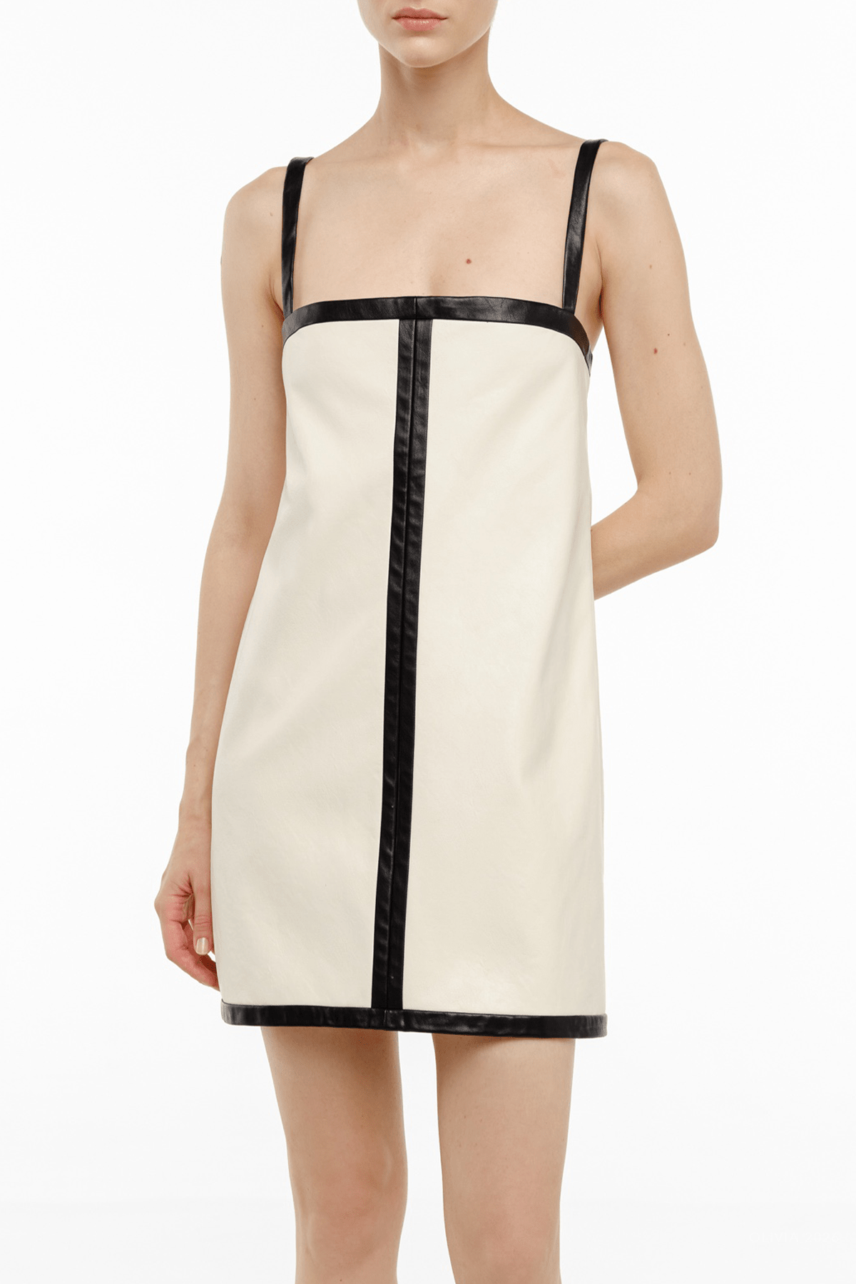 Esme Mini Dress in Ecru - shop-olivia.com
