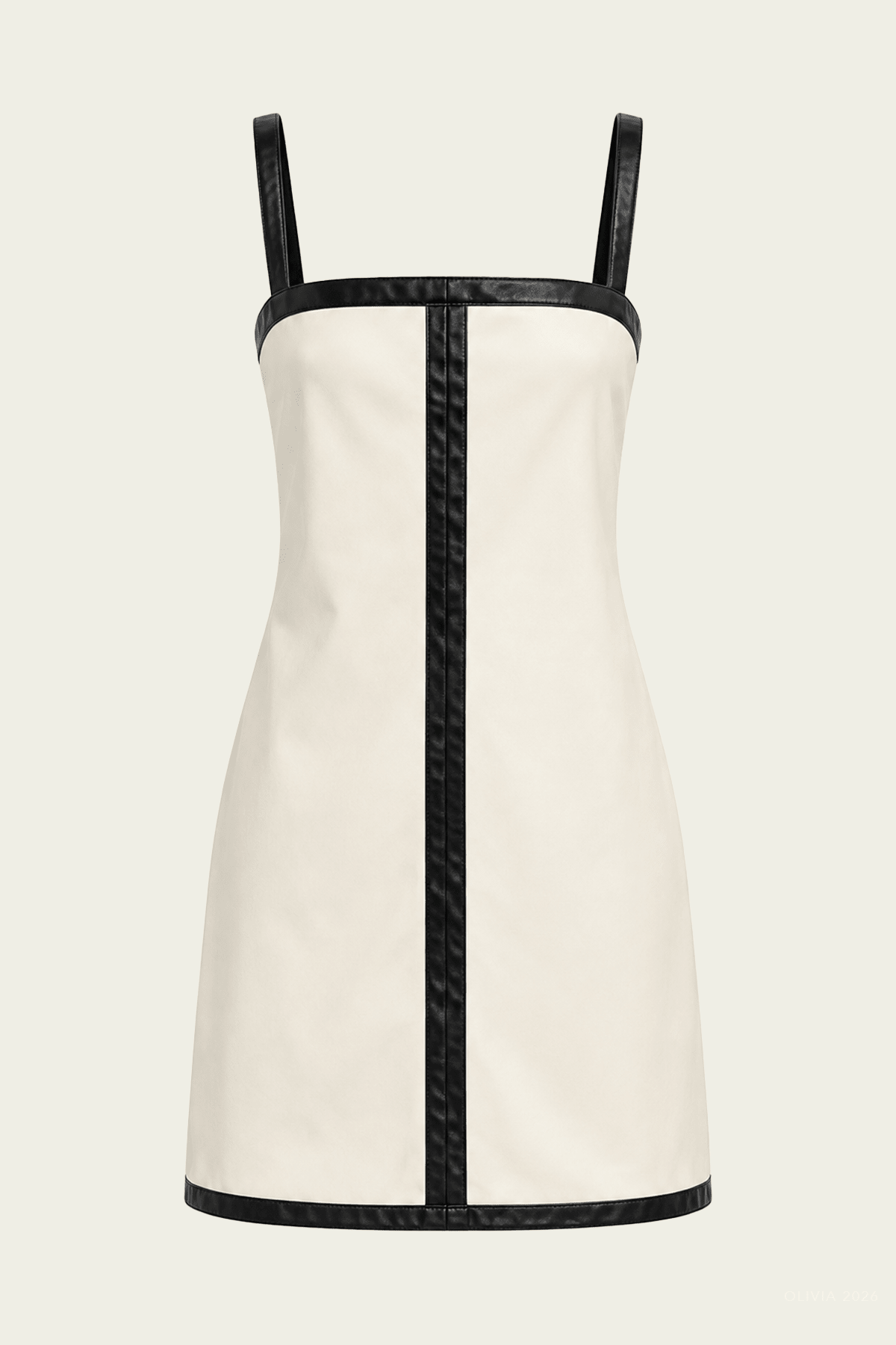 Esme Mini Dress in Ecru - shop-olivia.com