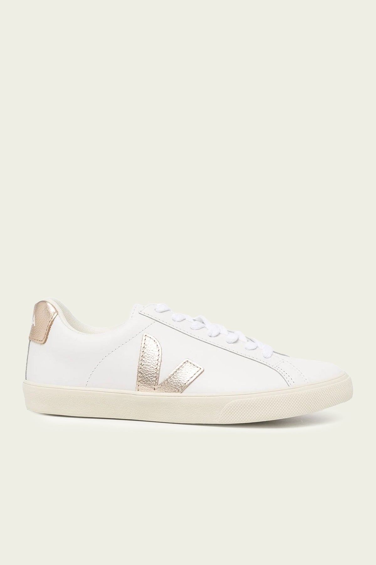 Esplar Leather Sneaker in White Platine - shop - olivia.com