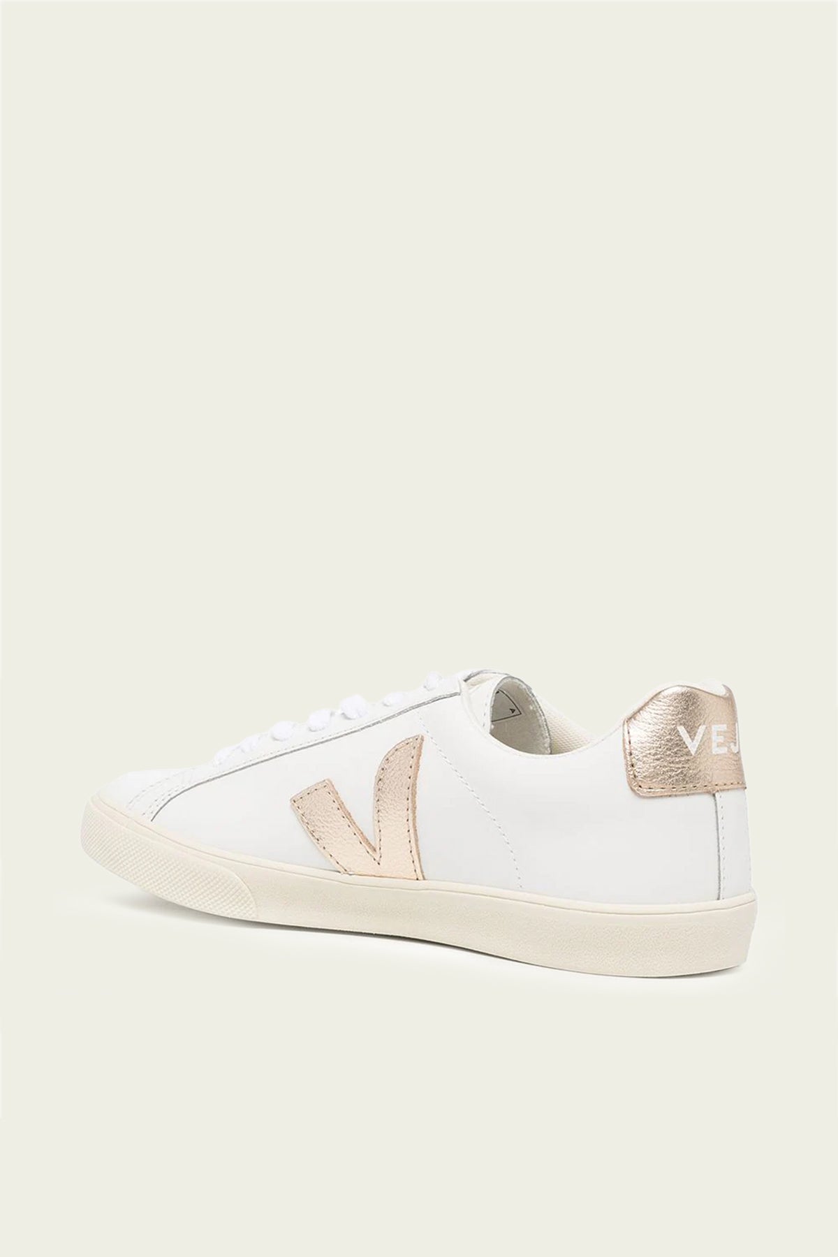 Esplar Leather Sneaker in White Platine - shop - olivia.com