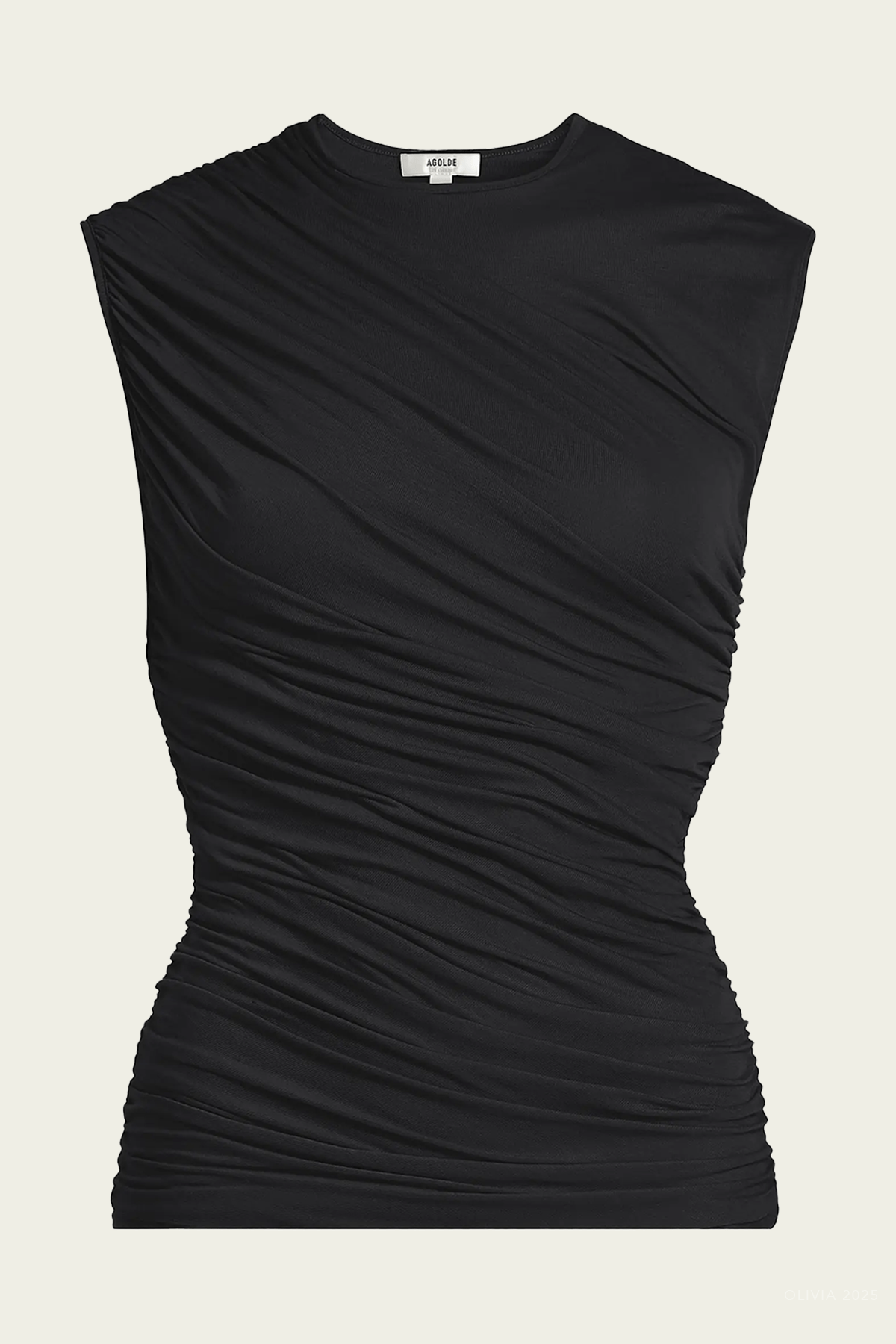 Ester Twist Tank in Black - shop - olivia.com