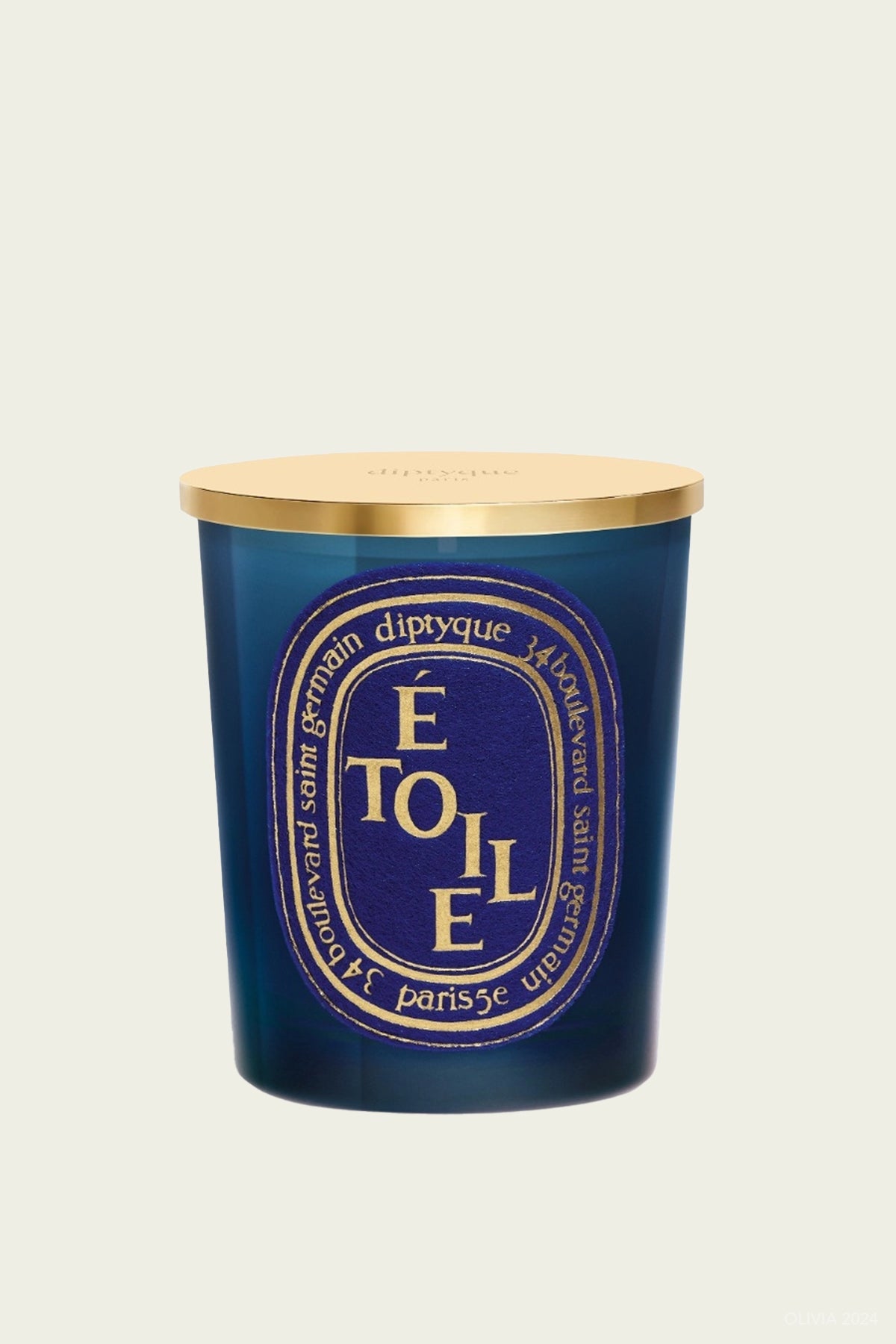 Etoile (Star) Classic Candle 190g with Gold Lid - Holiday Edition 2024 - shop - olivia.com