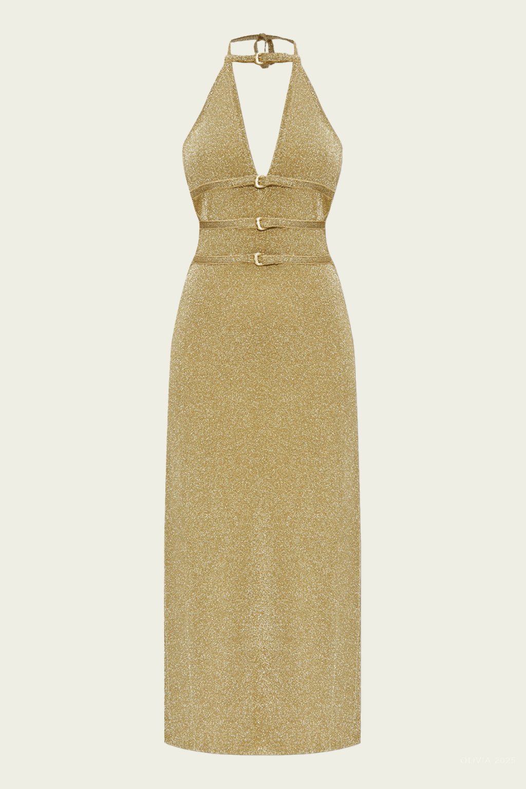 slim fit dress slacks Evaleight Knit Dress in Gold