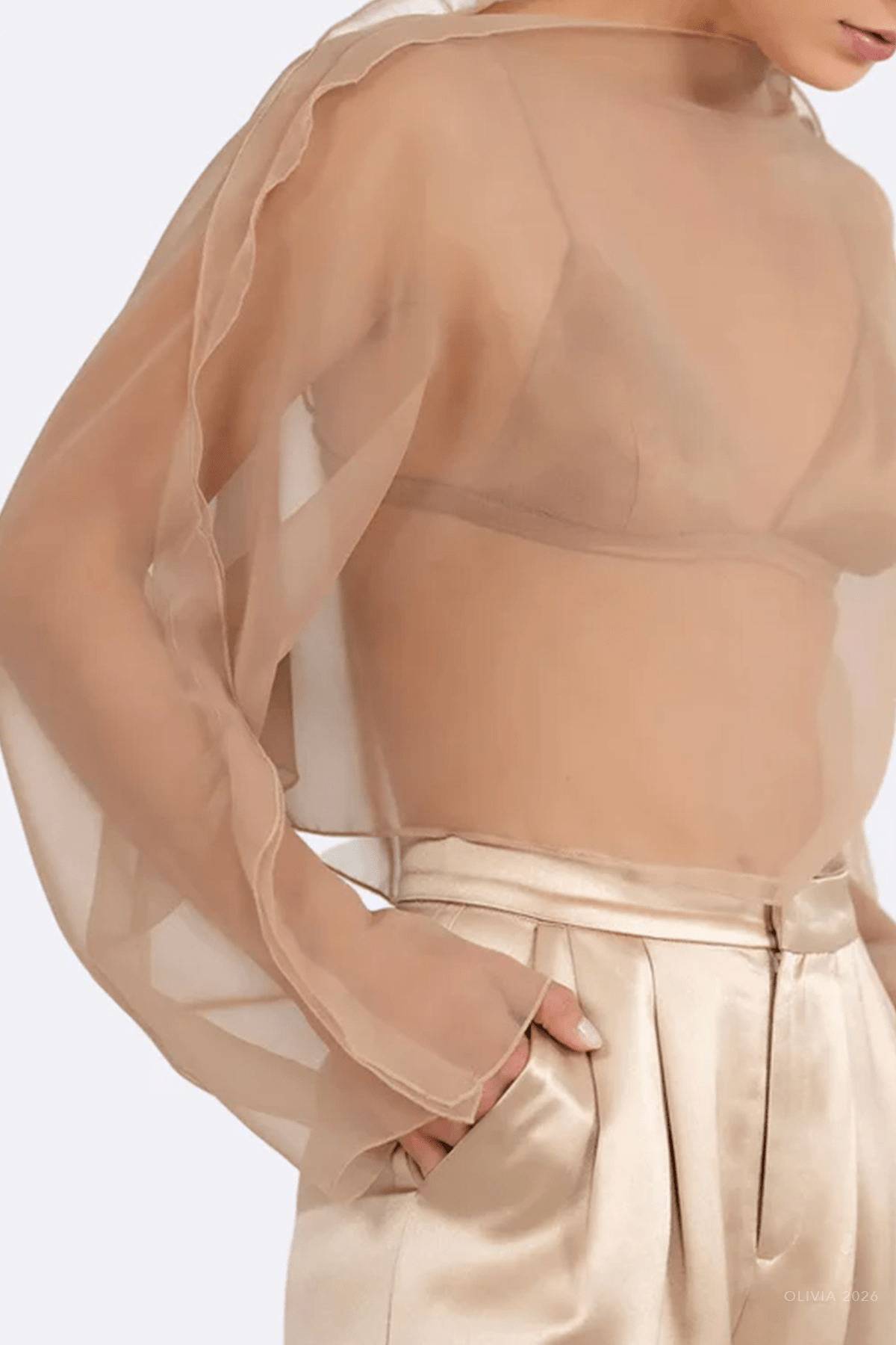 Ezra Top in Sand - shop-olivia.com