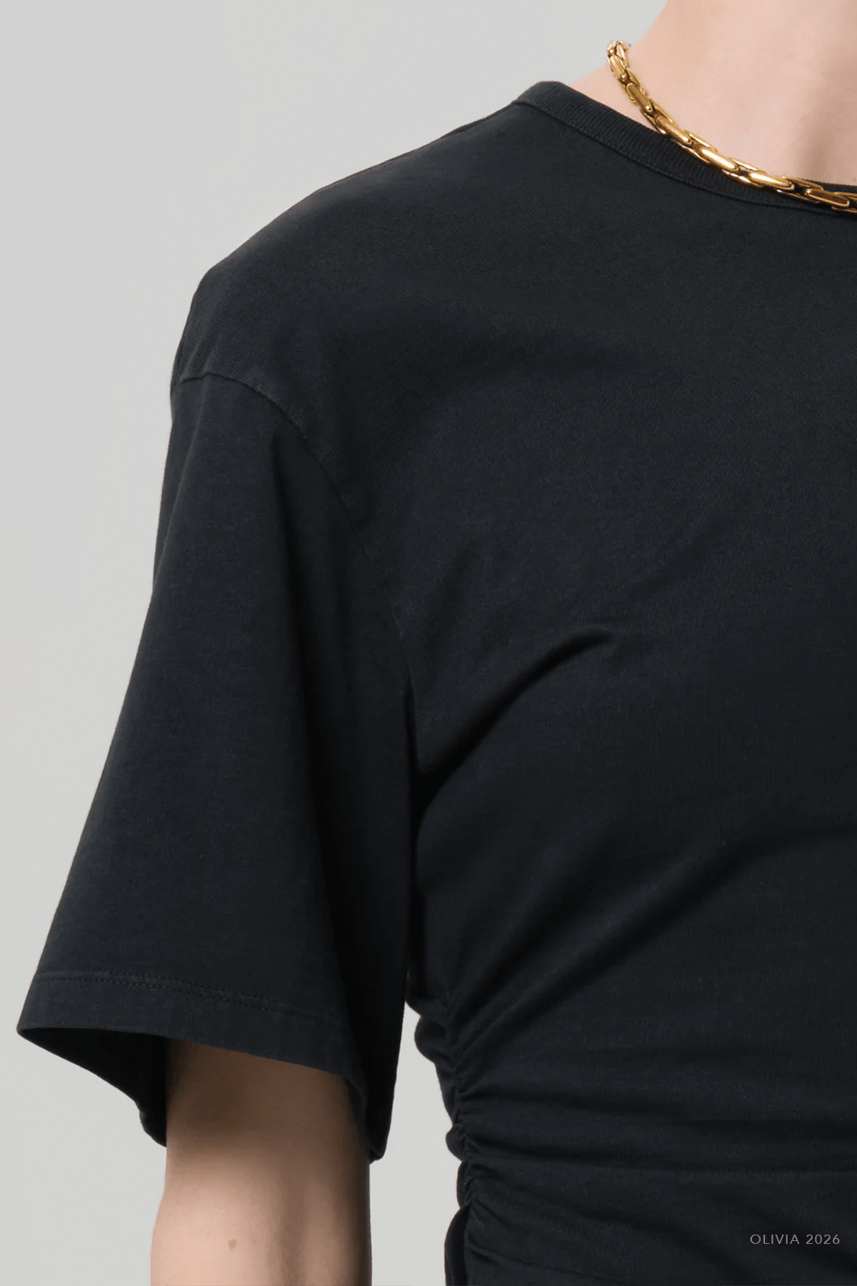 Fabien Tee in Washed Black - shop - olivia.com