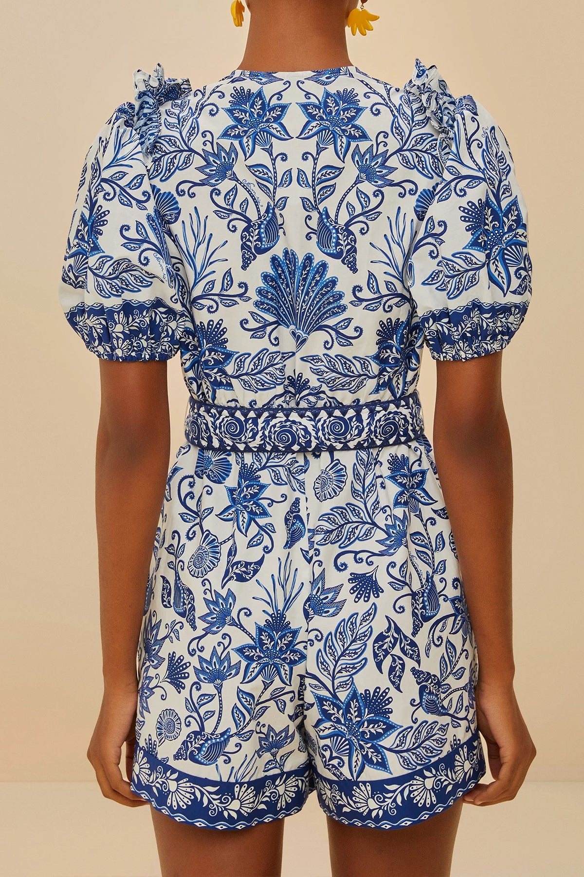 Off-White Shell Garden Romper