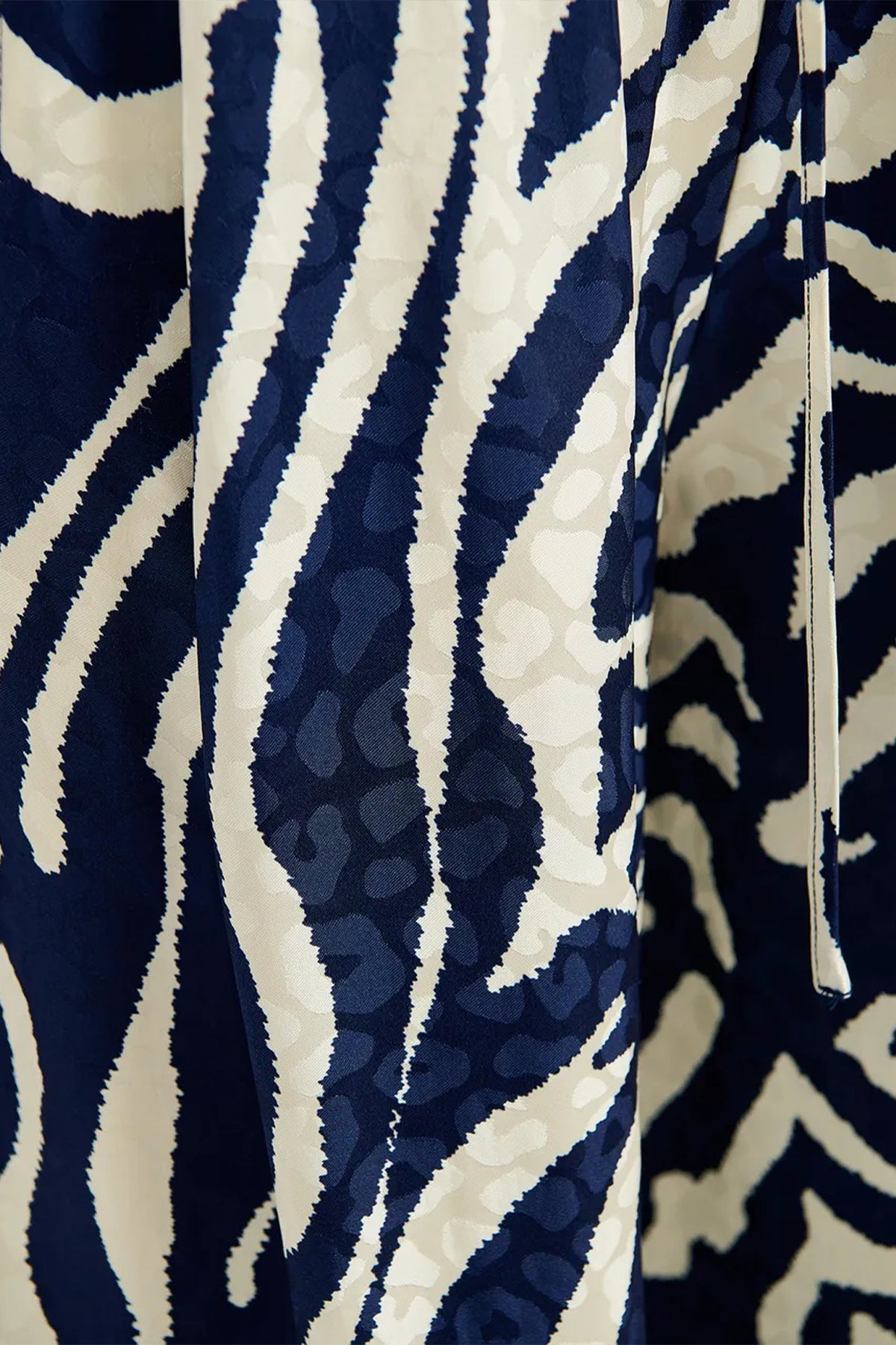 Fibonacci Zebra - Print Pant in Navy Blue - shop - olivia.com