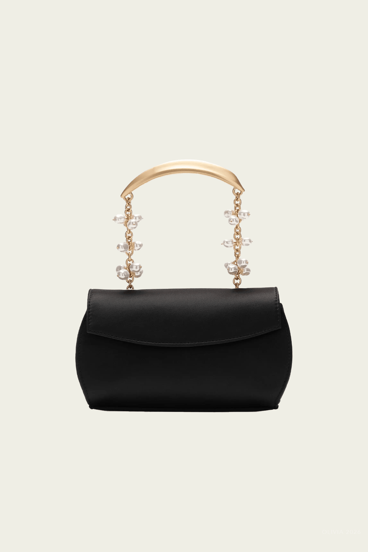 Fiona Top Handle Bag in Black - shop-olivia.com
