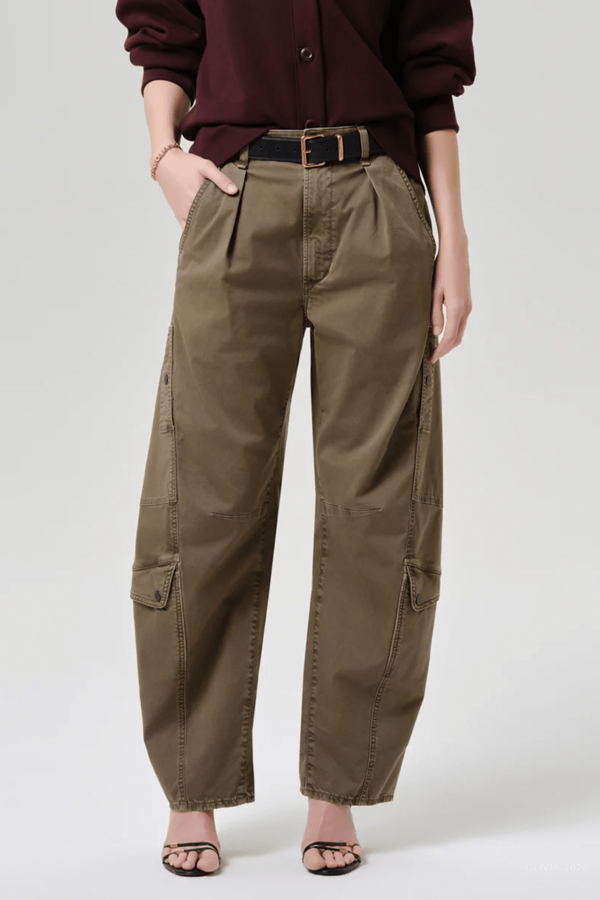 Flight Pant in Tea Leaf - shop-olivia.com