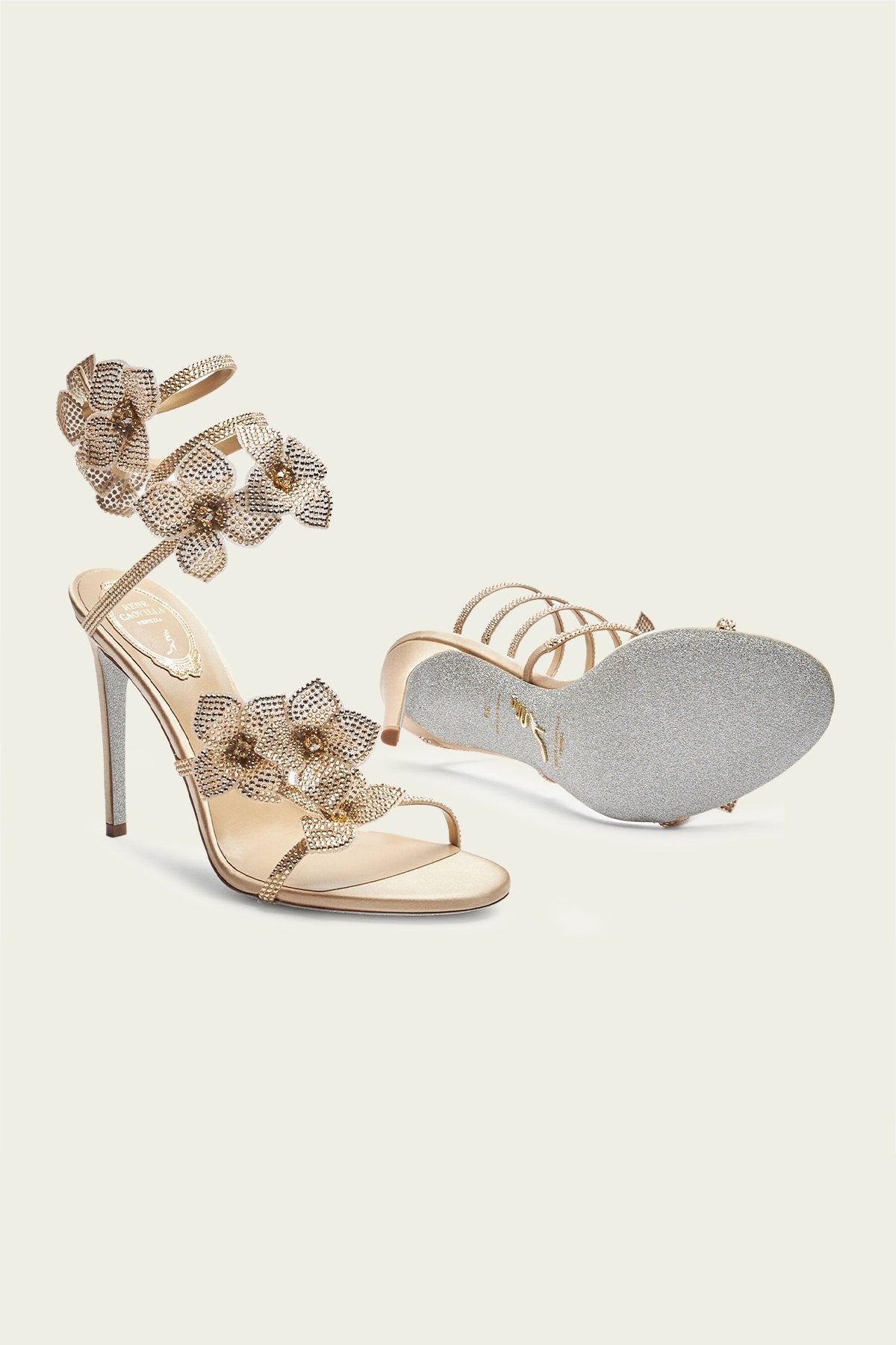 Floriane Honey Sandal 105 in Honey - shop - olivia.com