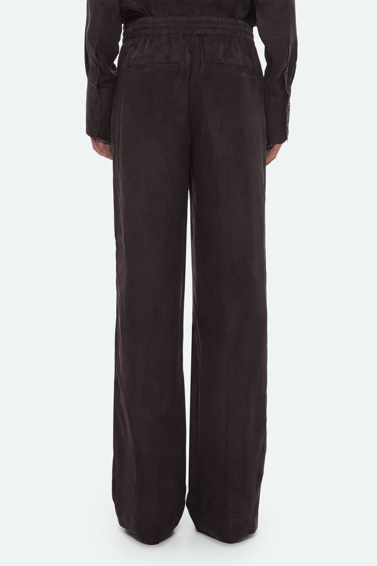 Fluid Pull-On Pants in Truffle - shop-olivia.com