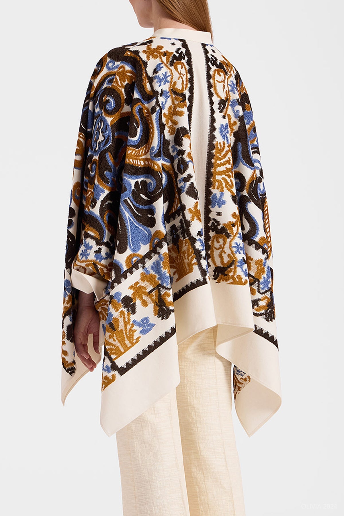 Foulard Jacket in Corsini Cream - shop - olivia.com