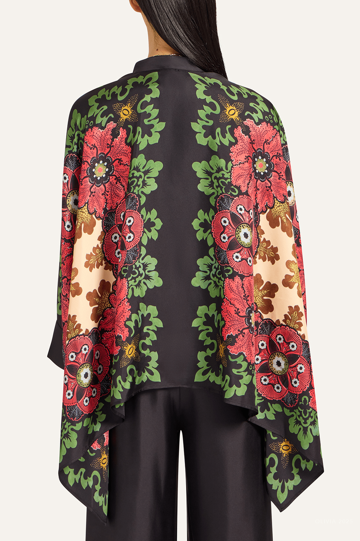 Foulard Shirt in Bounty Placée Red - shop - olivia.com