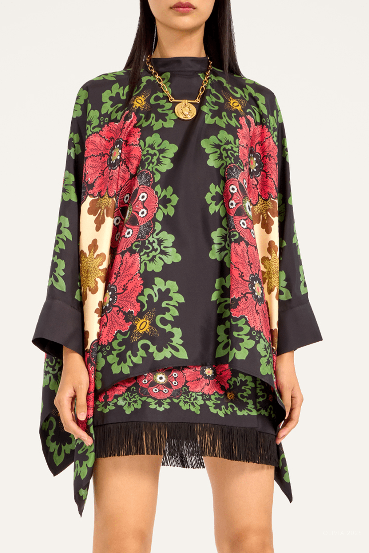 Foulard Shirt in Bounty Placée Red - shop - olivia.com