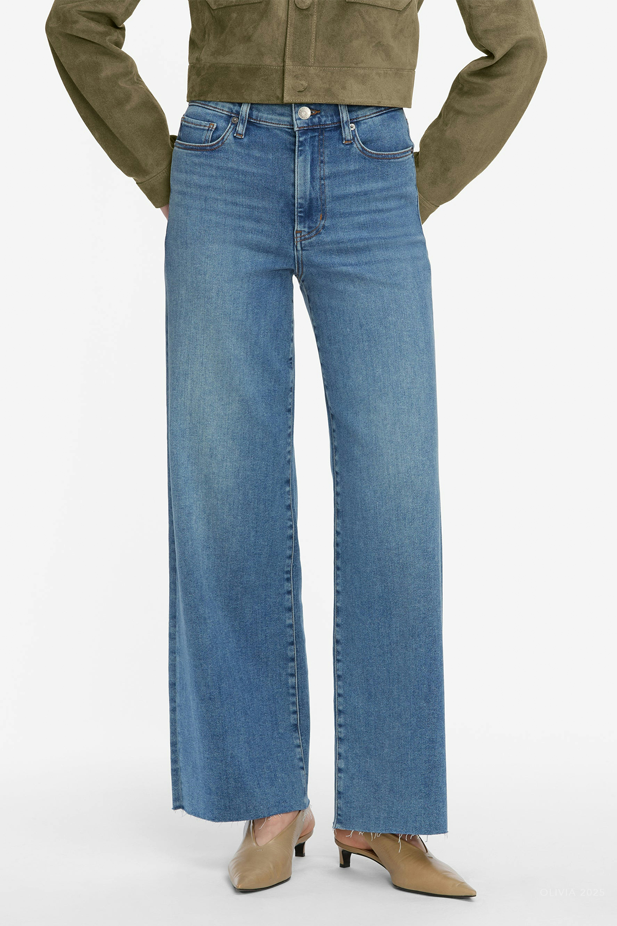 Le Slim Palazzo in Flip Raw After