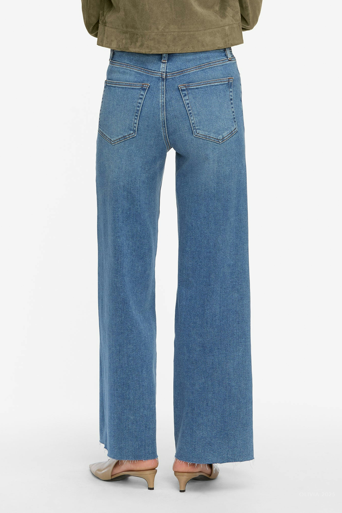 Le Slim Palazzo in Flip Raw After