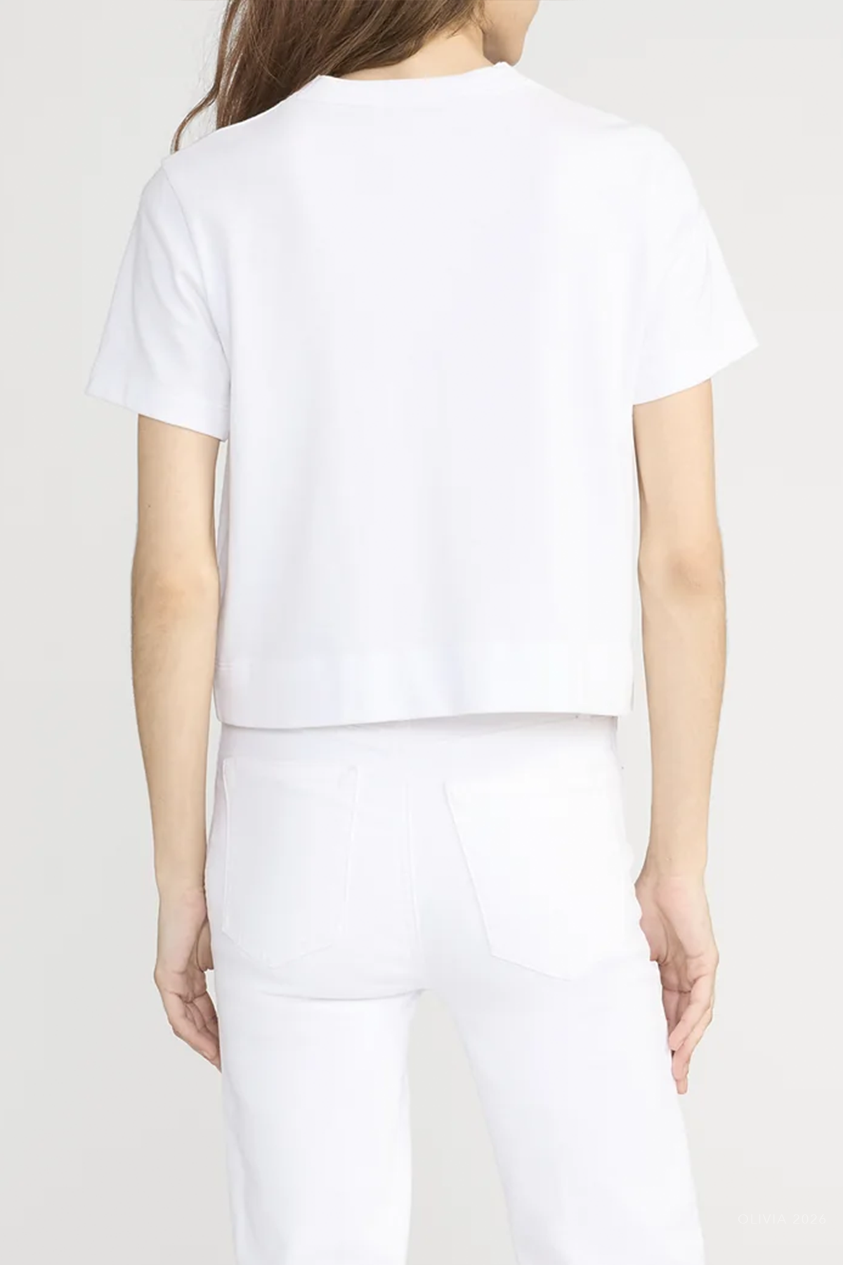 The Boxy Tee in White