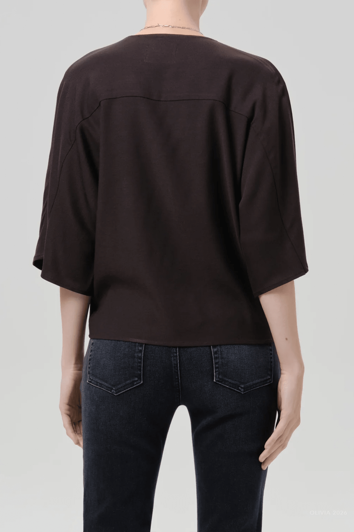 Franca Shirt in Brown - shop-olivia.com