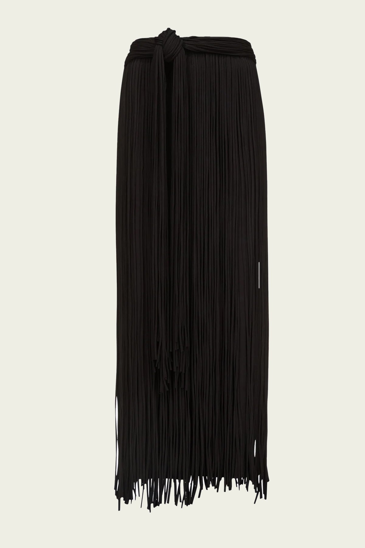 Fringe Midi Skirt in Black - shop - olivia.com