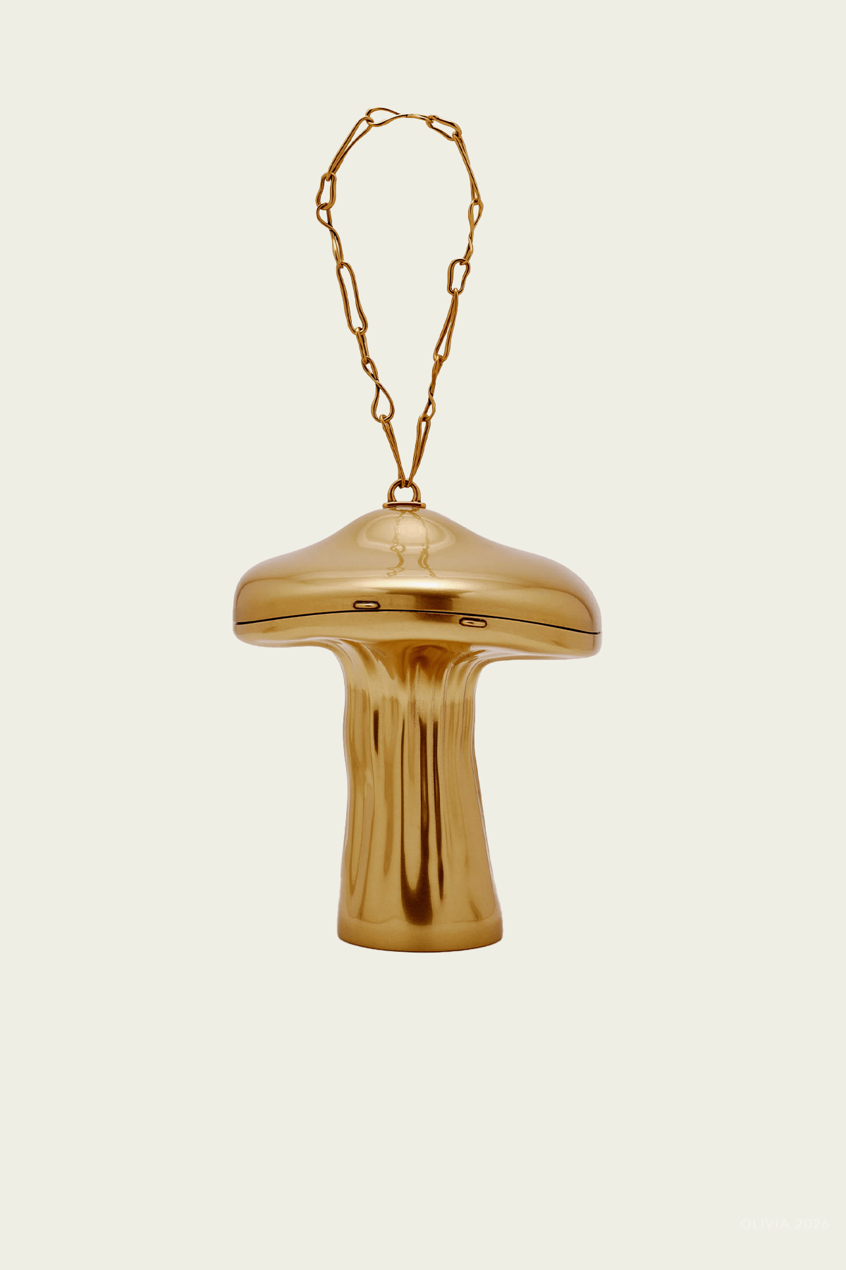Fungo Clutch in Brass - shop - olivia.com