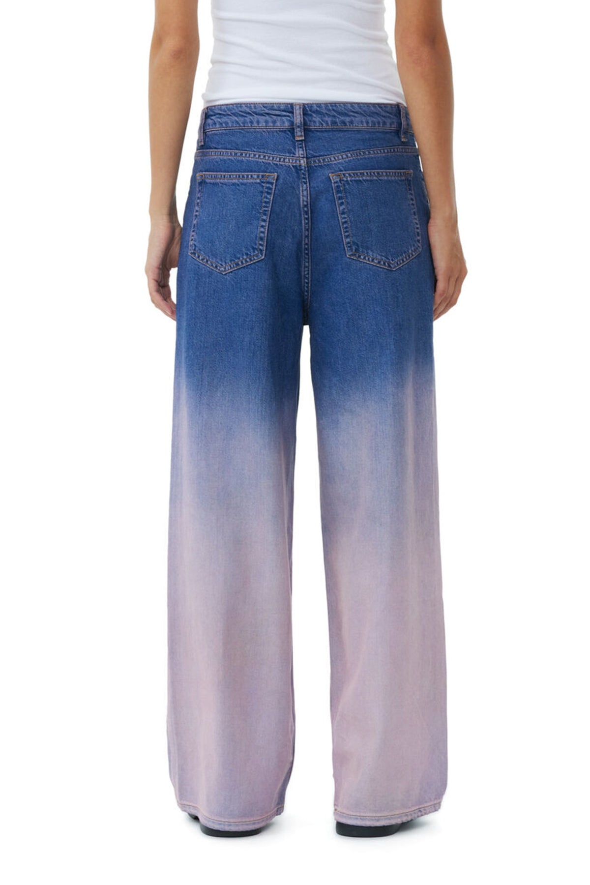 Future Denim Wide Jeans in Bleach - shop-olivia.com