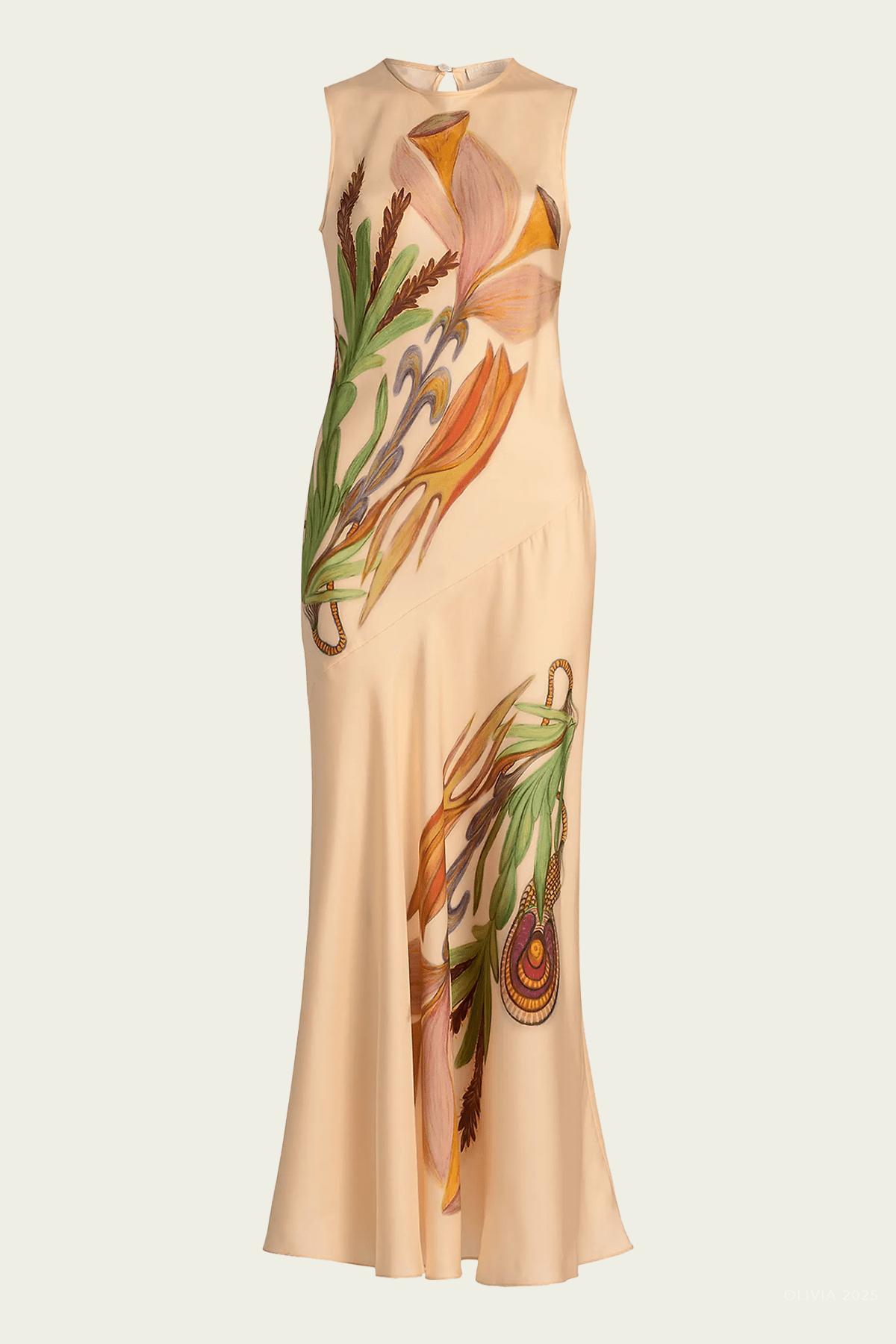 Gaea Midi Dress in Inner Nature - shop - olivia.com