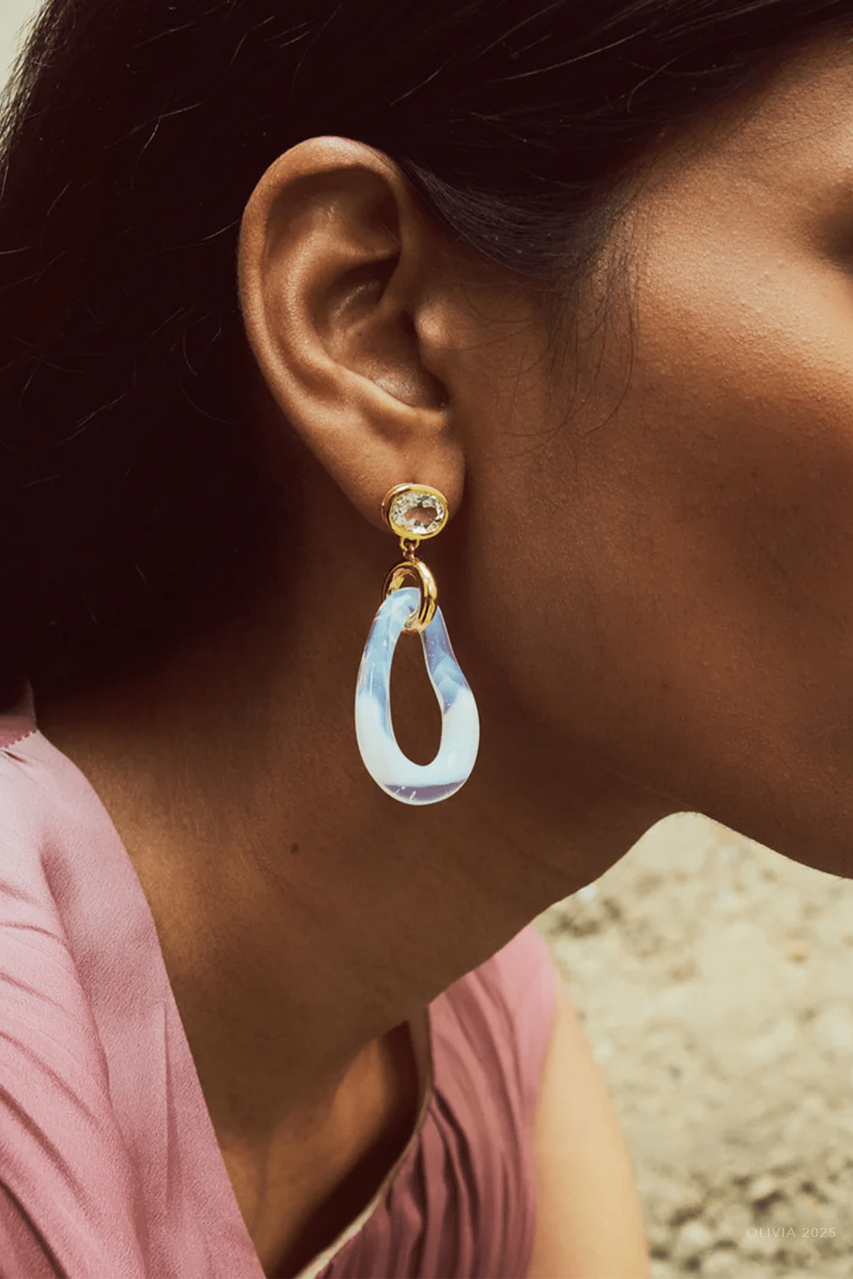 Galina Earrings in Opalescent - shop - olivia.com