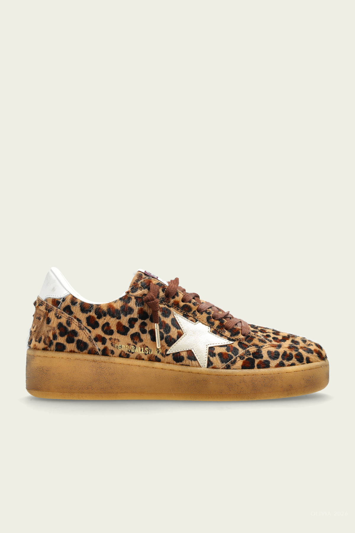 Ball-Star 2 Leopard Horsy Leather Sneaker