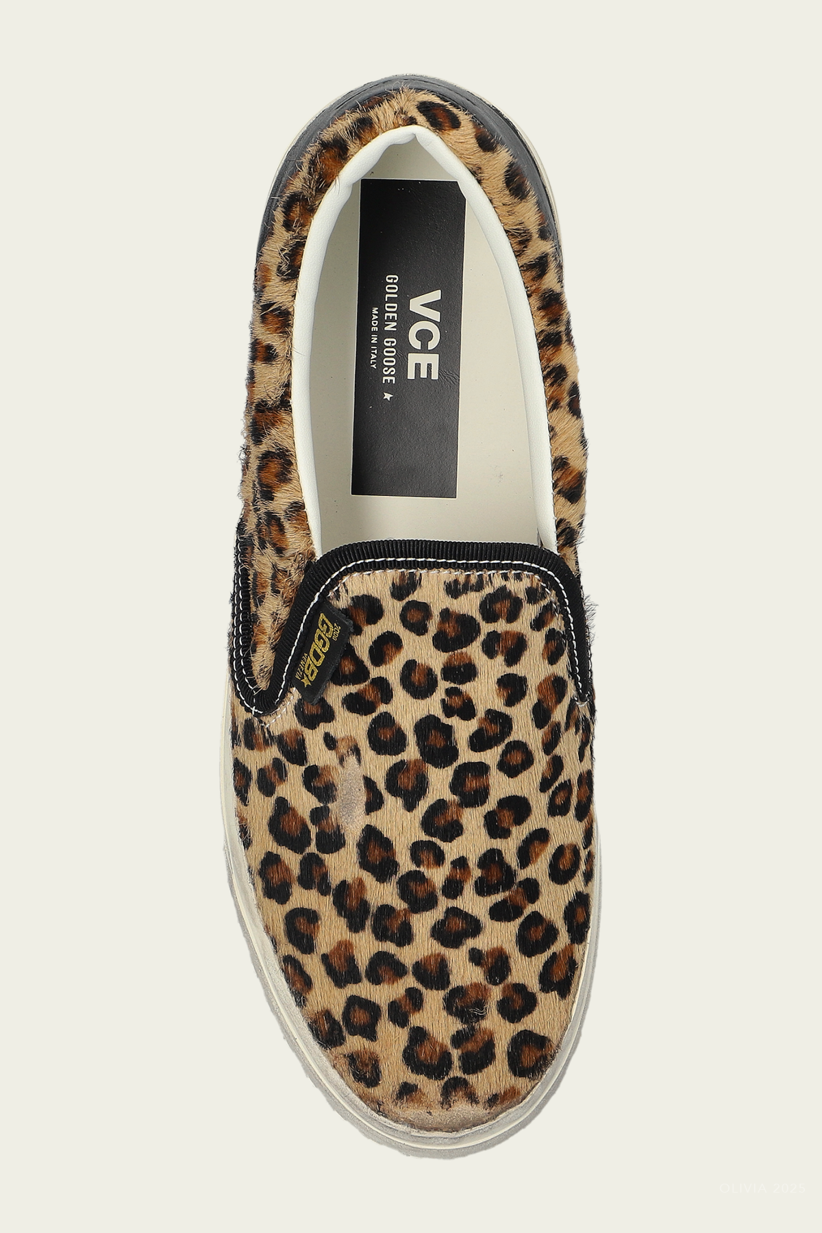 VCE Black Brown Horsy Leather Sneaker