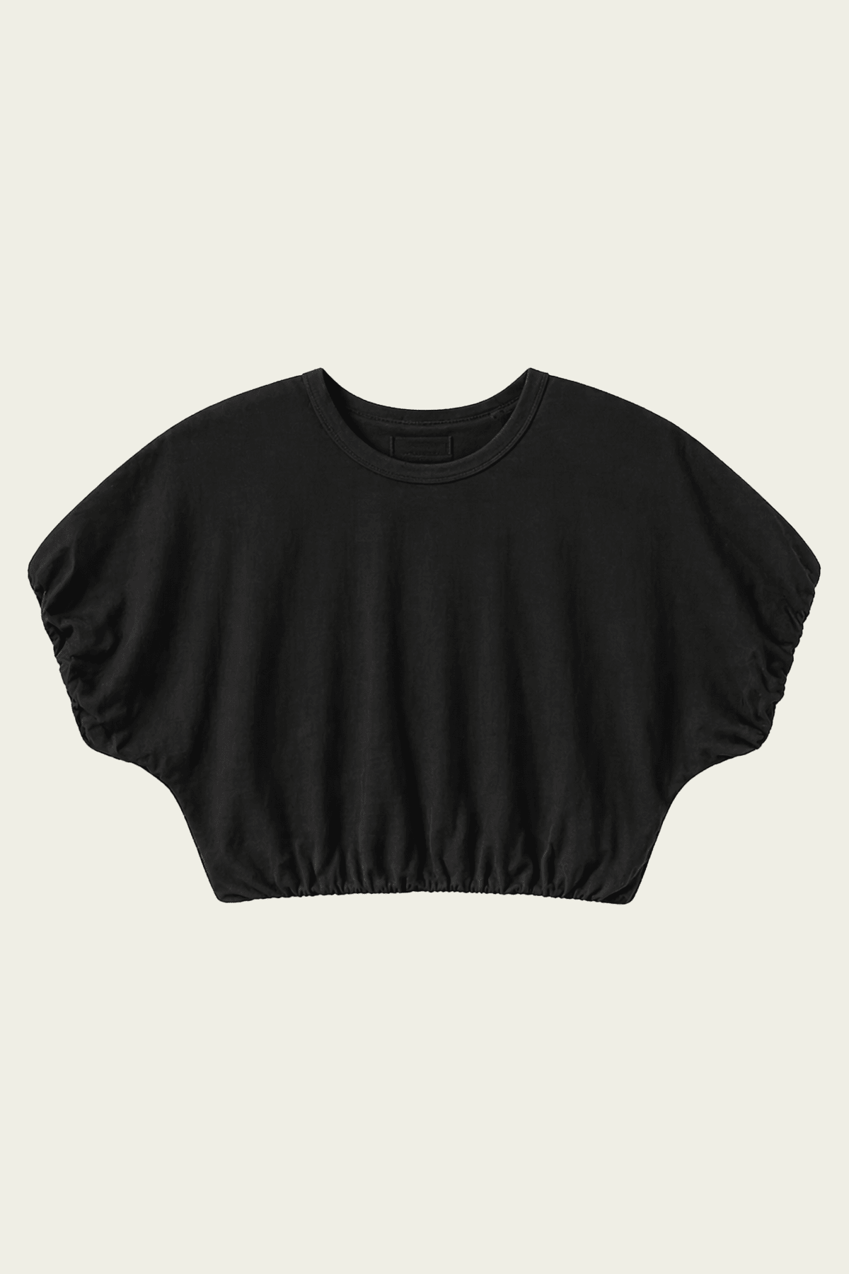 Gia Bubble Tee in Washed Black - shop - olivia.com