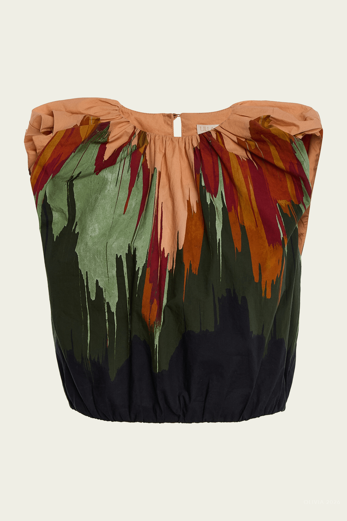 Gracie Cotton Top in Agate - shop - olivia.com