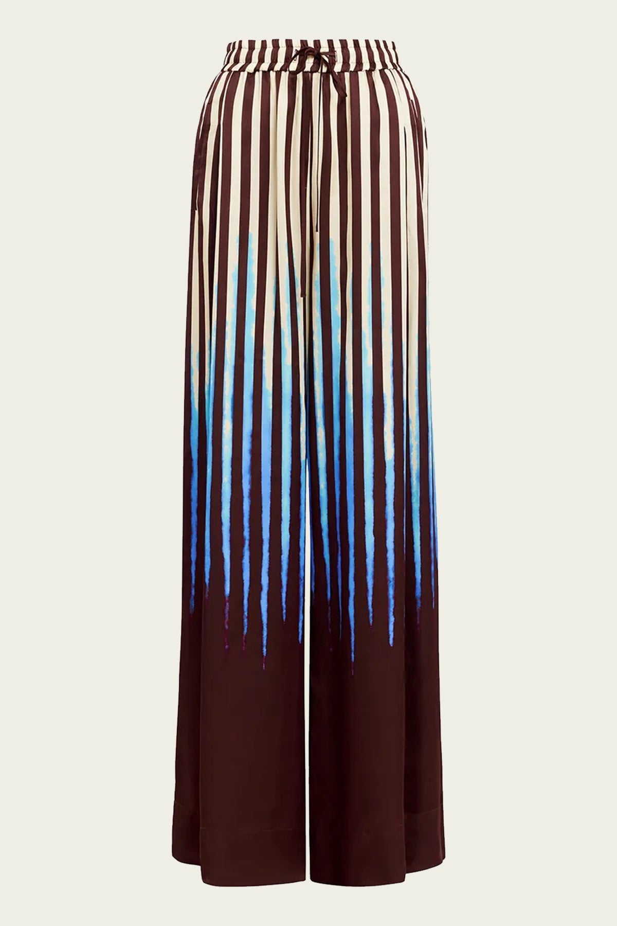 Gum Wide - Leg Pant in Brown Multi - shop - olivia.com