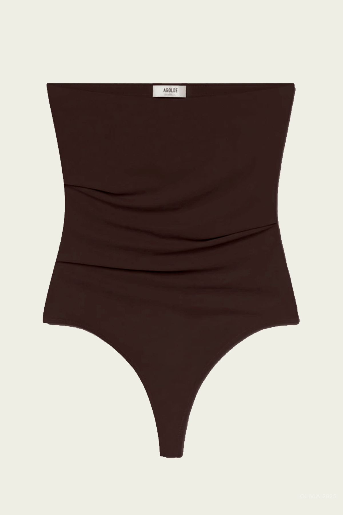 Gwyneth Bodysuit in Chocolate - shop - olivia.com