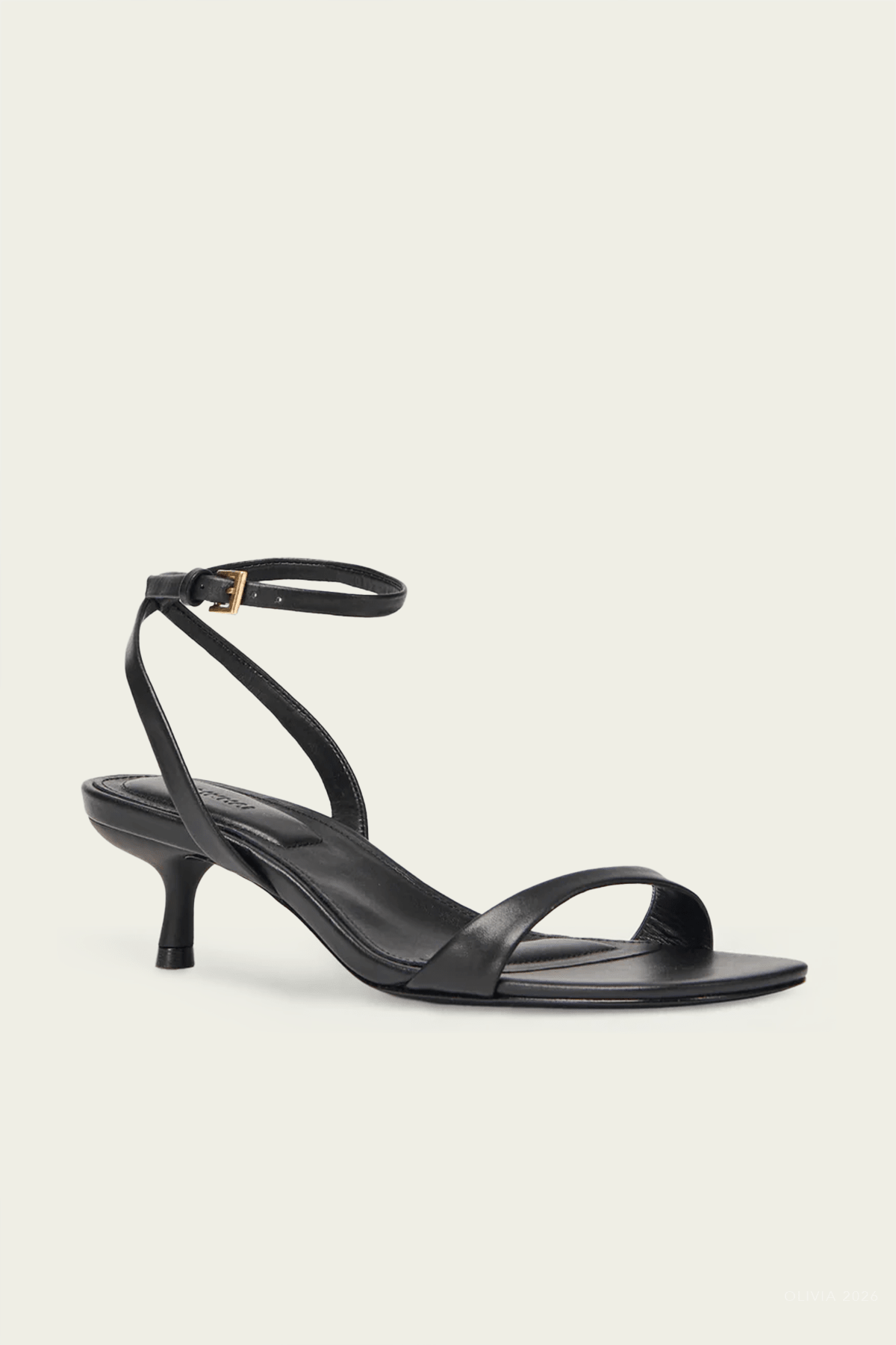 Hannah Leather Sandal in Black - shop-olivia.com
