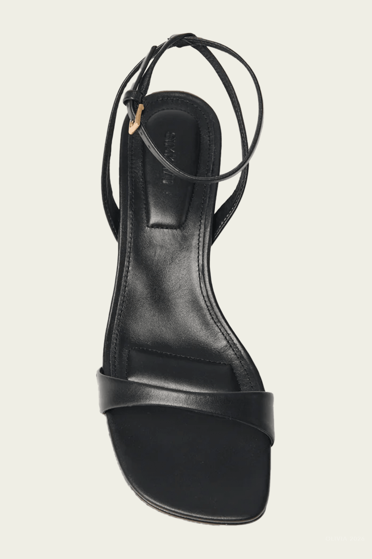 Hannah Leather Sandal in Black - shop-olivia.com