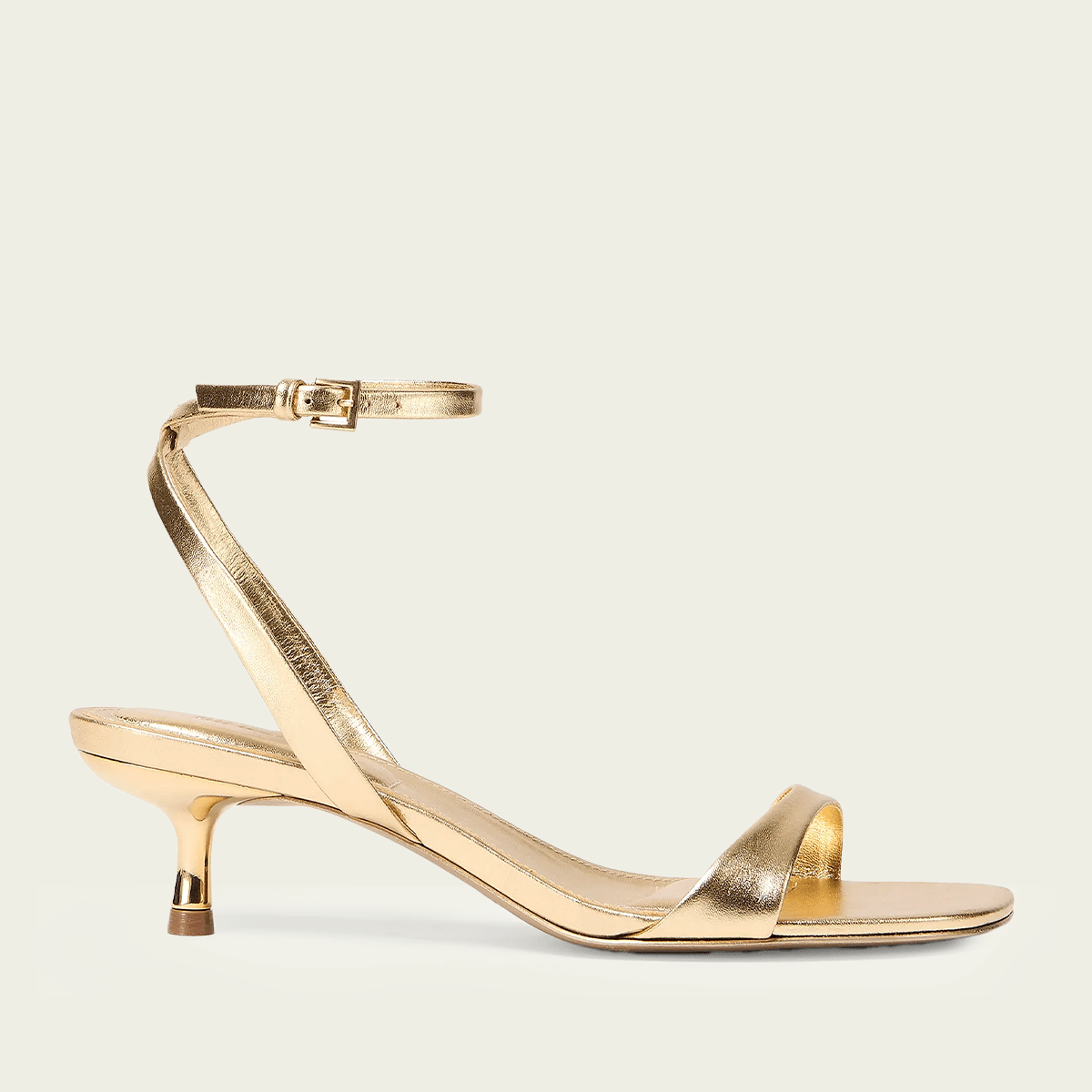 Hannah Leather Sandal in Golden Haze