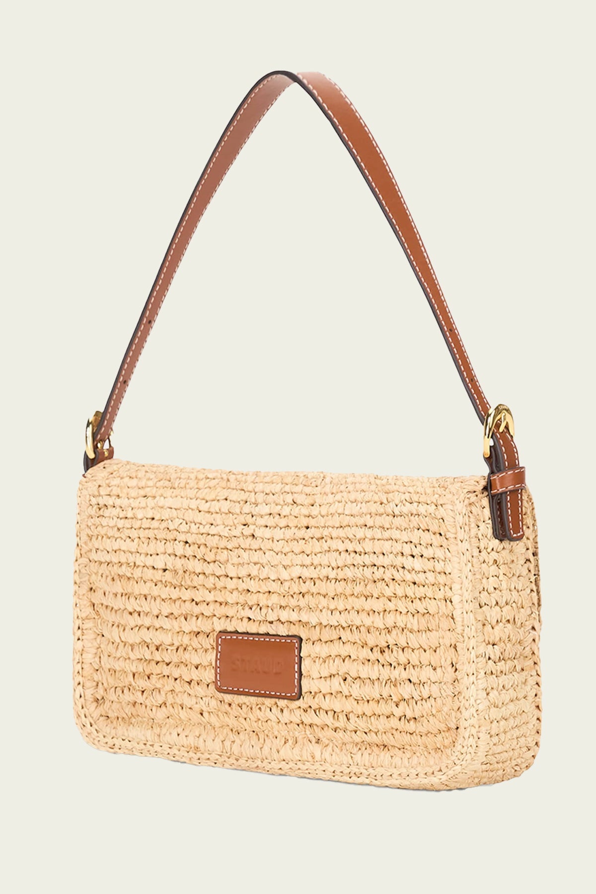 Harlow Raffia Bag in Natural Tan - shop - olivia.com