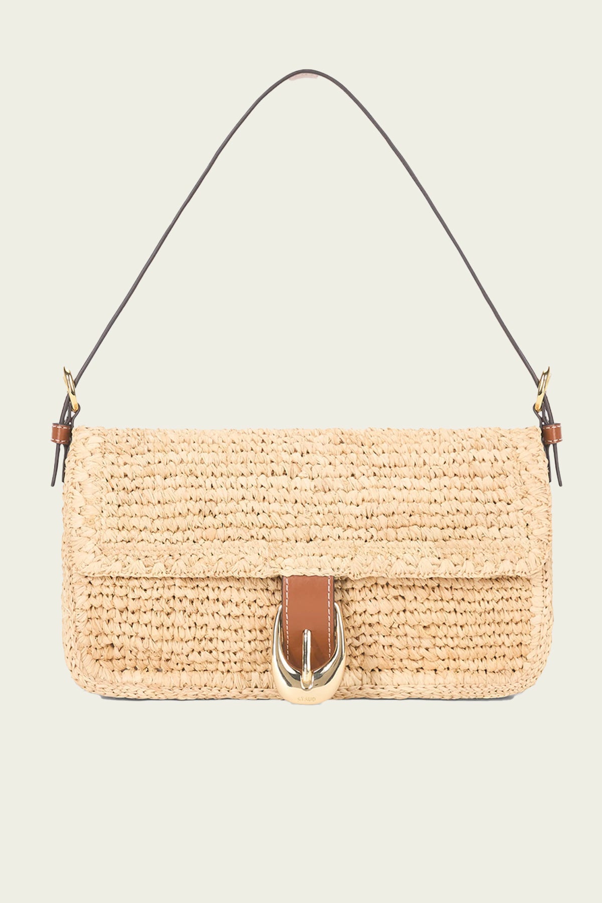 Harlow Raffia Bag in Natural Tan - shop - olivia.com