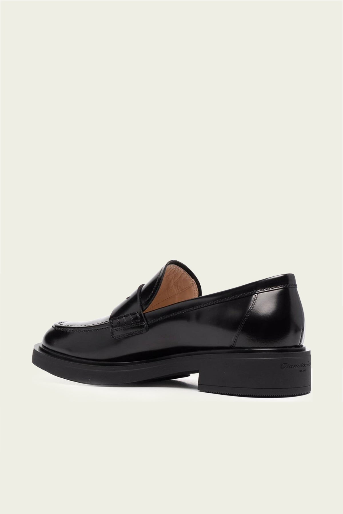 Harris Leather Loafers in Black - shop-olivia.com