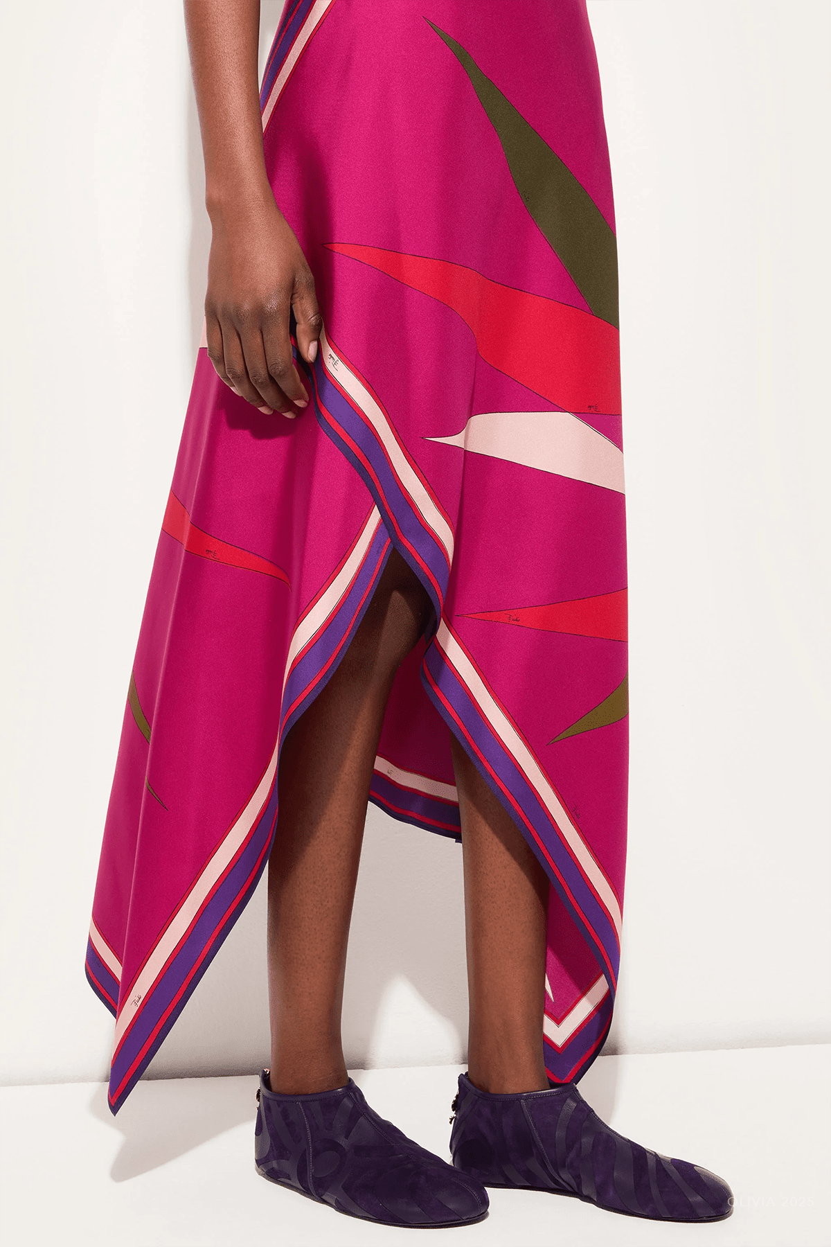 Hawaii - Print Asymmetrical Skirt in Multicolor - shop - olivia.com