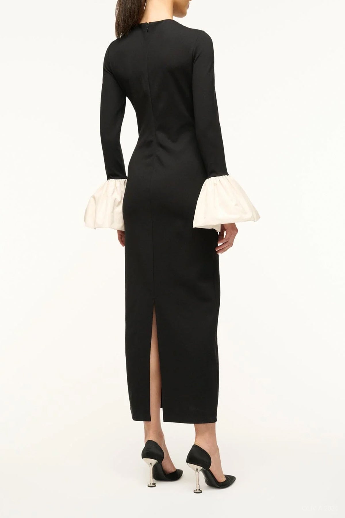 Hawthorne Maxi Dress in Black Ivory - shop - olivia.com