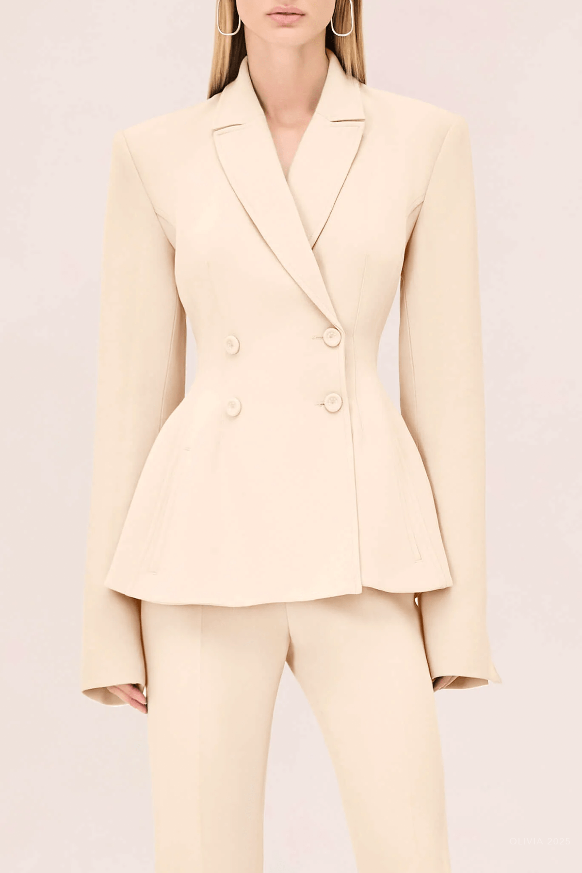 Helen Jacket in Cream - shop - olivia.com
