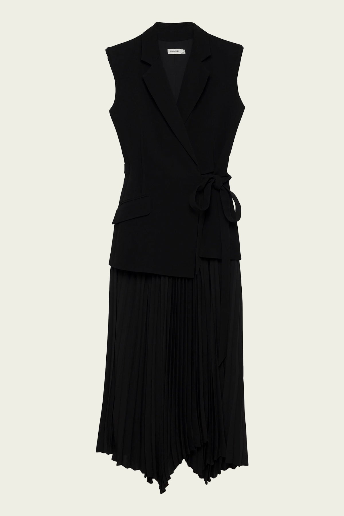 Helena Combo Blazer Dress in Black - shop - olivia.com