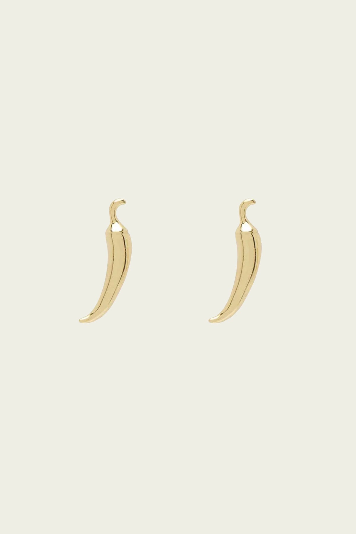 High Roller Chilli Studs in Gold - shop - olivia.com