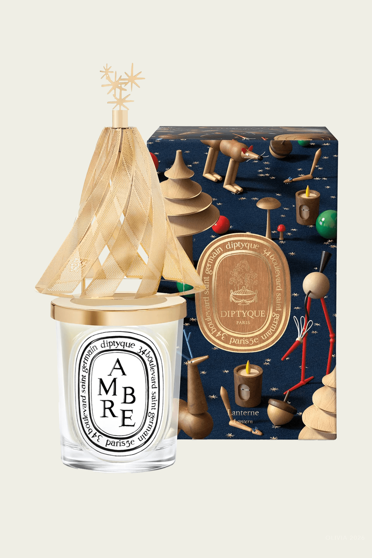 Holiday Lantern for Classic Candle 190g - Holiday Edition 2026 - shop-olivia.com