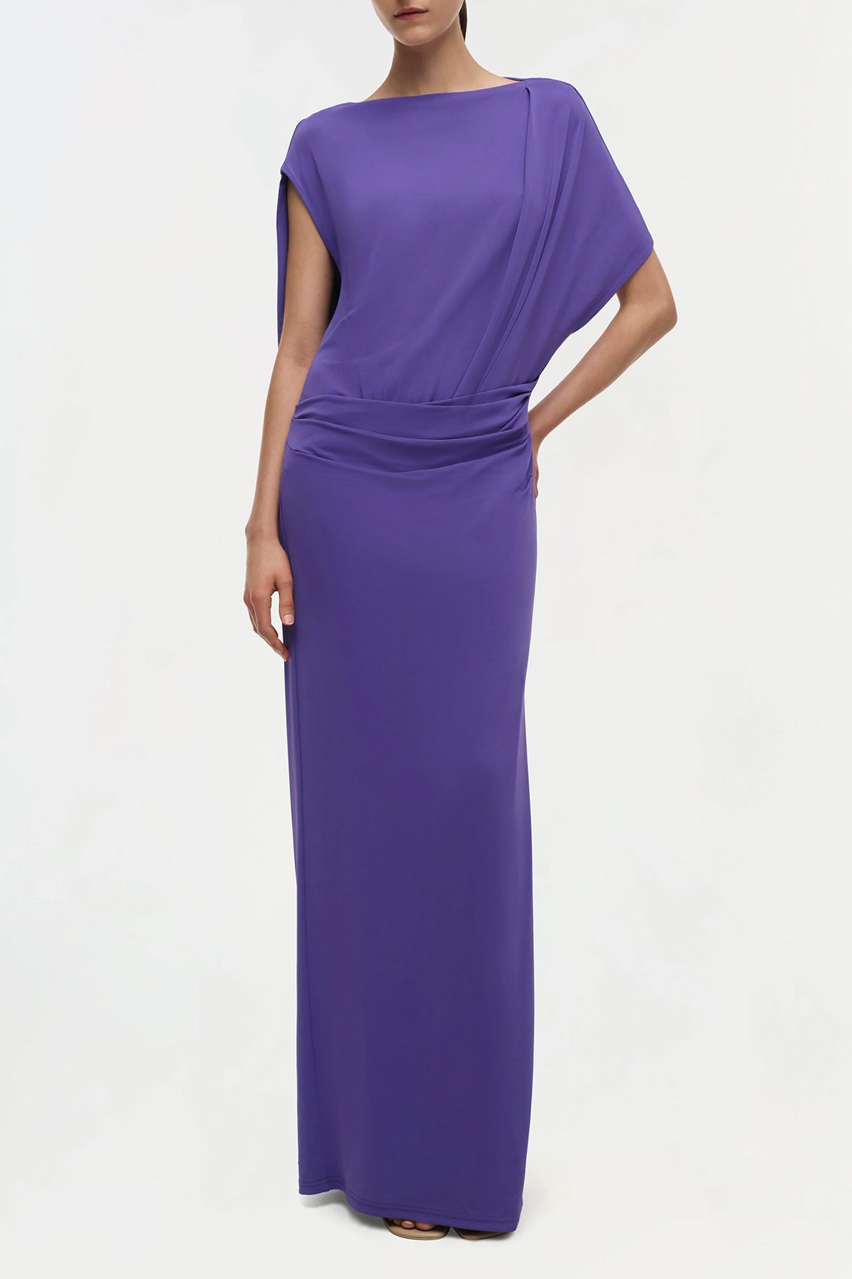 Hollins Cape Gown in Ultraviolet - shop - olivia.com