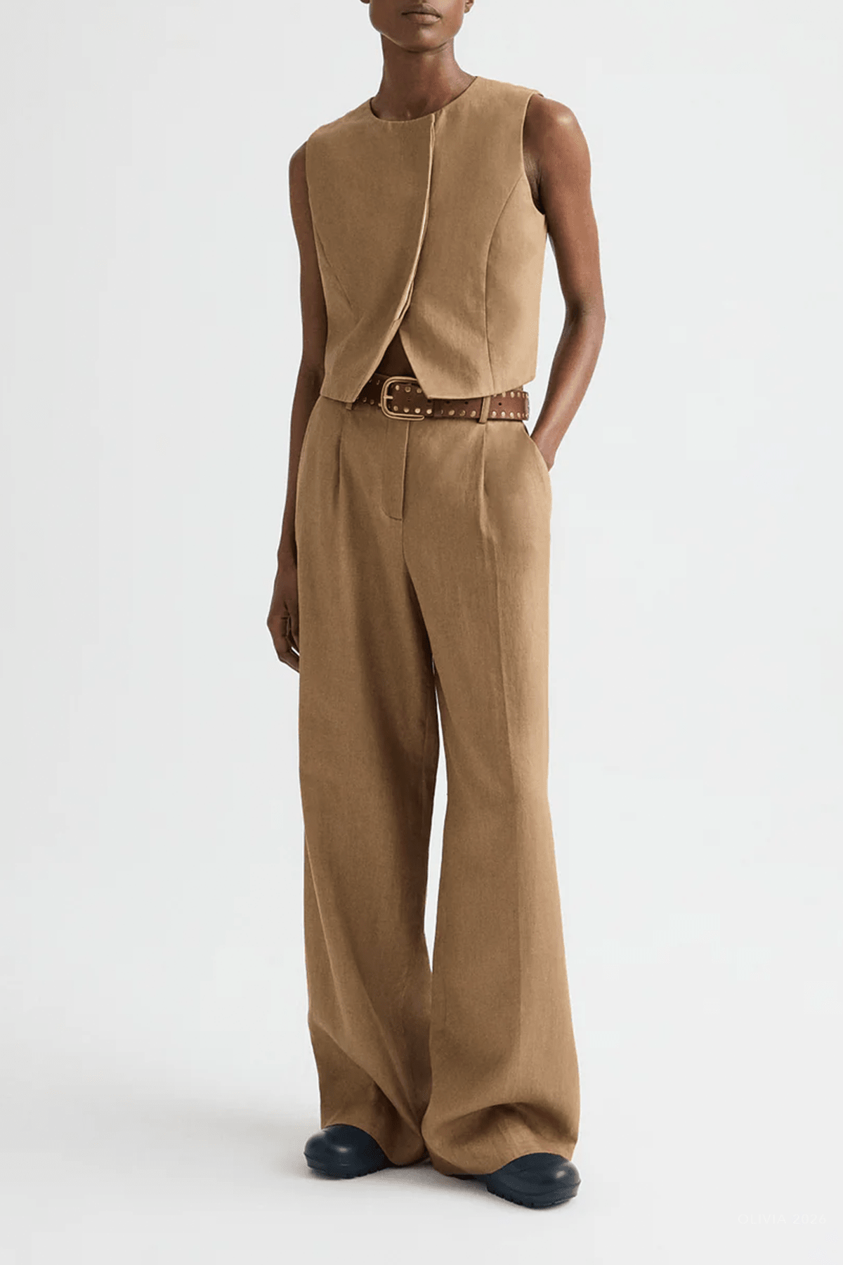 Hudson St Pant in Ermine - shop - olivia.com
